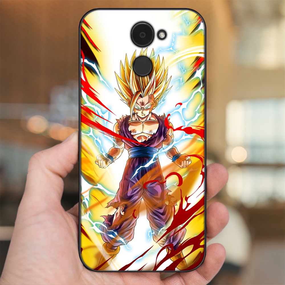Ốp lưng Huawei Y7 Prime viền đen in hình Gohan Dragon Ball