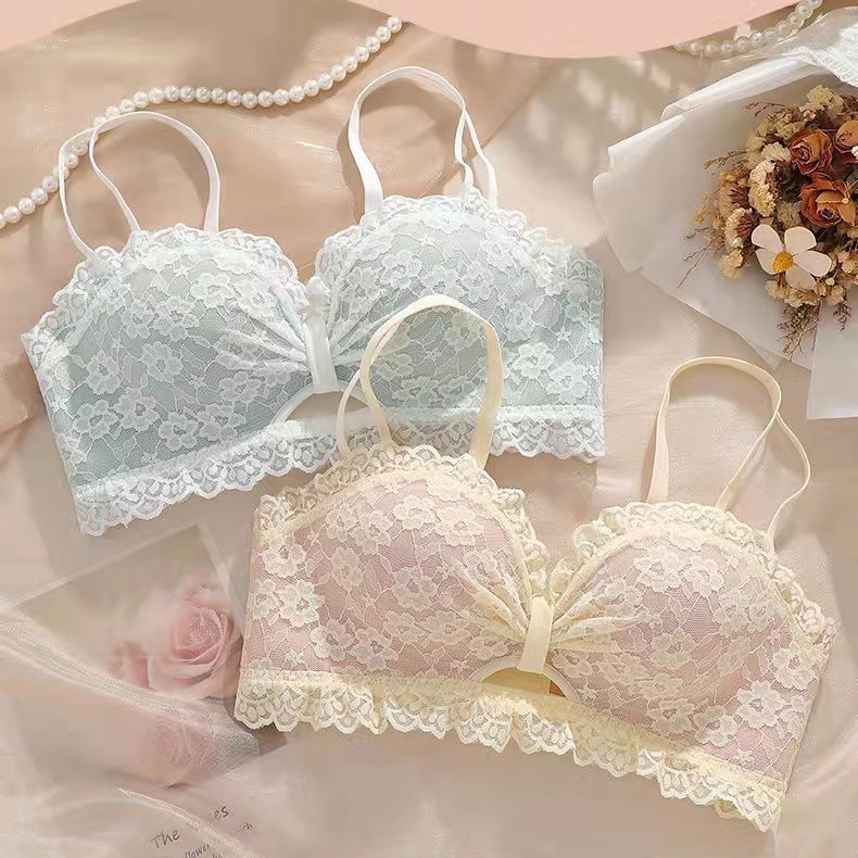 Áo Lót Nâng Ngực Phối Ren Phong Cách Quyến Rũ Dành Cho Nữ