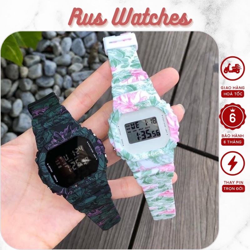 Đồng Hồ Nam Nữ SHOCK Đầy Đủ Chức Năng Năng Động Tiện Ích