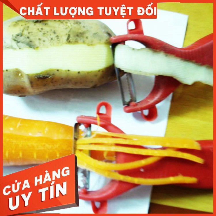 Dao nạo rau củ quả tiện lợi màu đỏ