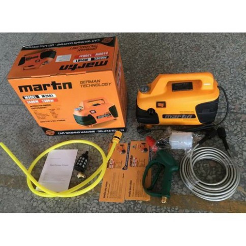 MÁY RỬA XE MARTIN 2400w ÁP LỰC CAO FULL PHỤ KIỆN