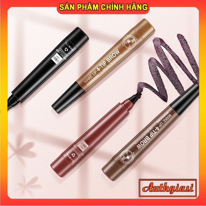 Kẻ mày phẩy sợi Senana Make up 4 Tip Brow Ink Pen bền màu lâu trôi | BigBuy360 - bigbuy360.vn