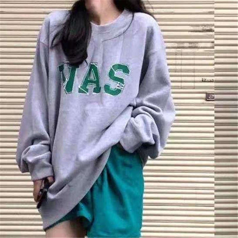 NRVP Áo Hoodie Thiết Kế Đơn Giản Thời Trang Hàn Quốc Cho Nữ