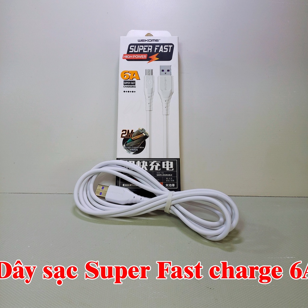 Dây sạc Super Fast 6A