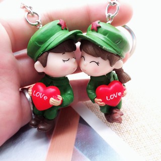 Móc Khóa Đôi - Móc Khóa Đôi Tình Yêu Bộ Đội