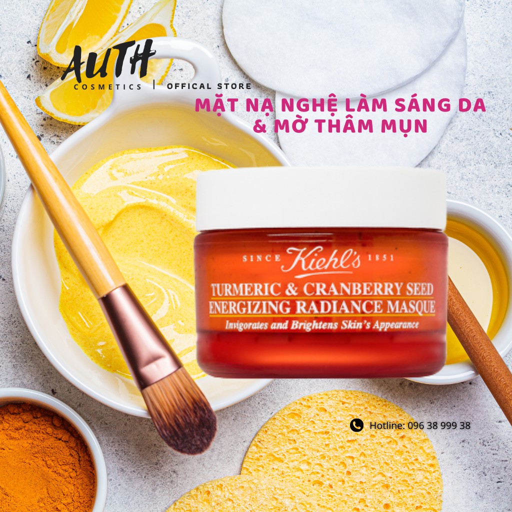 Mặt Nạ Nghệ KIEHLS 14ml Mặt nạ trắng da giảm mụn mờ thâm nám cấp ẩm phục hồi chống oxy hóa da Mask nghệ kiehls