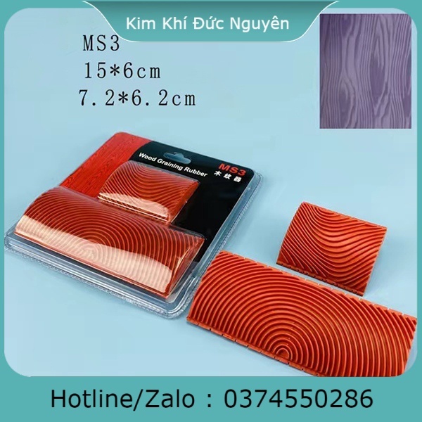 [FreeShip] Bộ dụng cụ tạo vân gỗ làm sơn giả gỗ - cọ tạo vân gỗ hàng công ty
