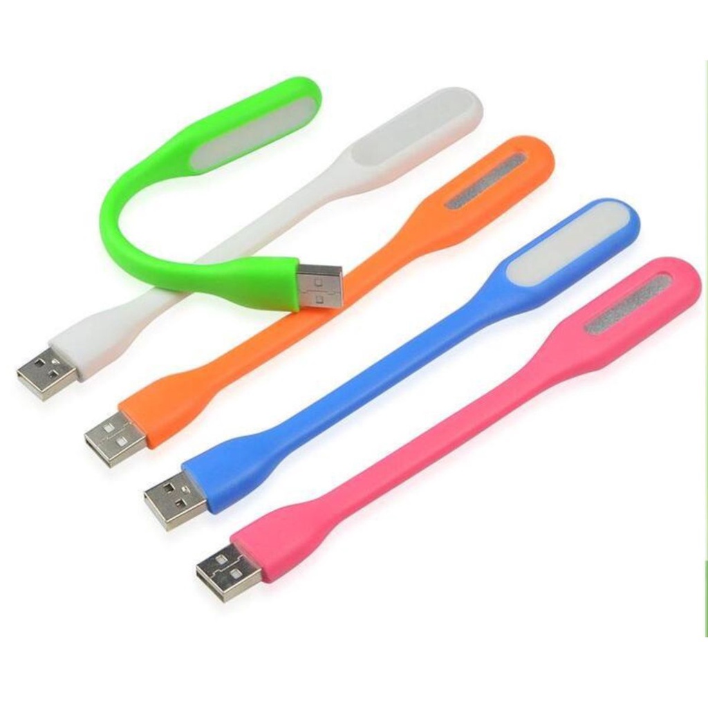 Đèn LED Mini Cổng USB Siêu Sáng, Vỏ Nhựa Dẻo, Cắm Cổng USB Sạc Dự Phòng, Laptop,… - Giao Màu Ngẫu Nhiên