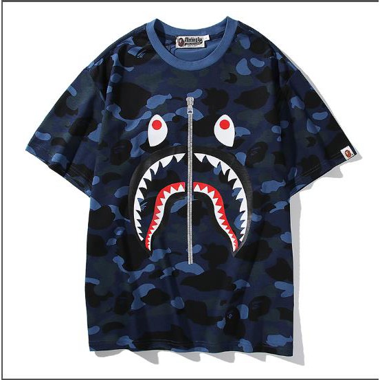 BAPE Áo Thun Chất Liệu Vải Cotton Có Thêu Hoạ Tiết Cổ Điển Tay Ngắn | BigBuy360 - bigbuy360.vn