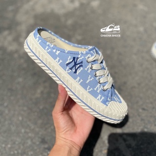 *Chính Hãng* Giày Đạp Gót Sneaker MLB Playball Origin Mule Monogram