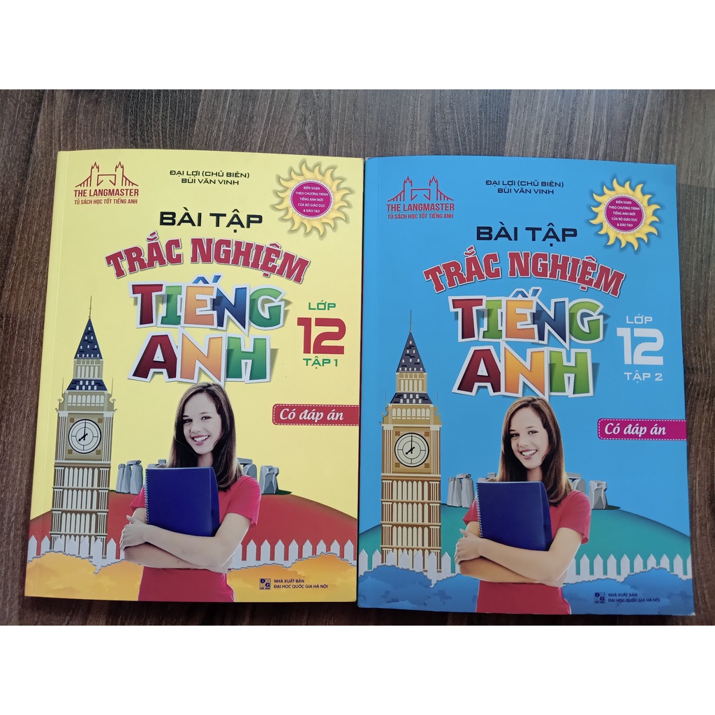 Sách - Bài tập trắc nghiệm tiếng Anh lớp 12 tập 2- Có đáp án