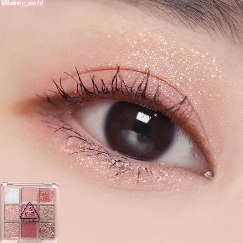Bảng phấn mắt nhũ 3CE Multi Eye Color Palette Delightful, Short Again cho đôi mắt lung linh