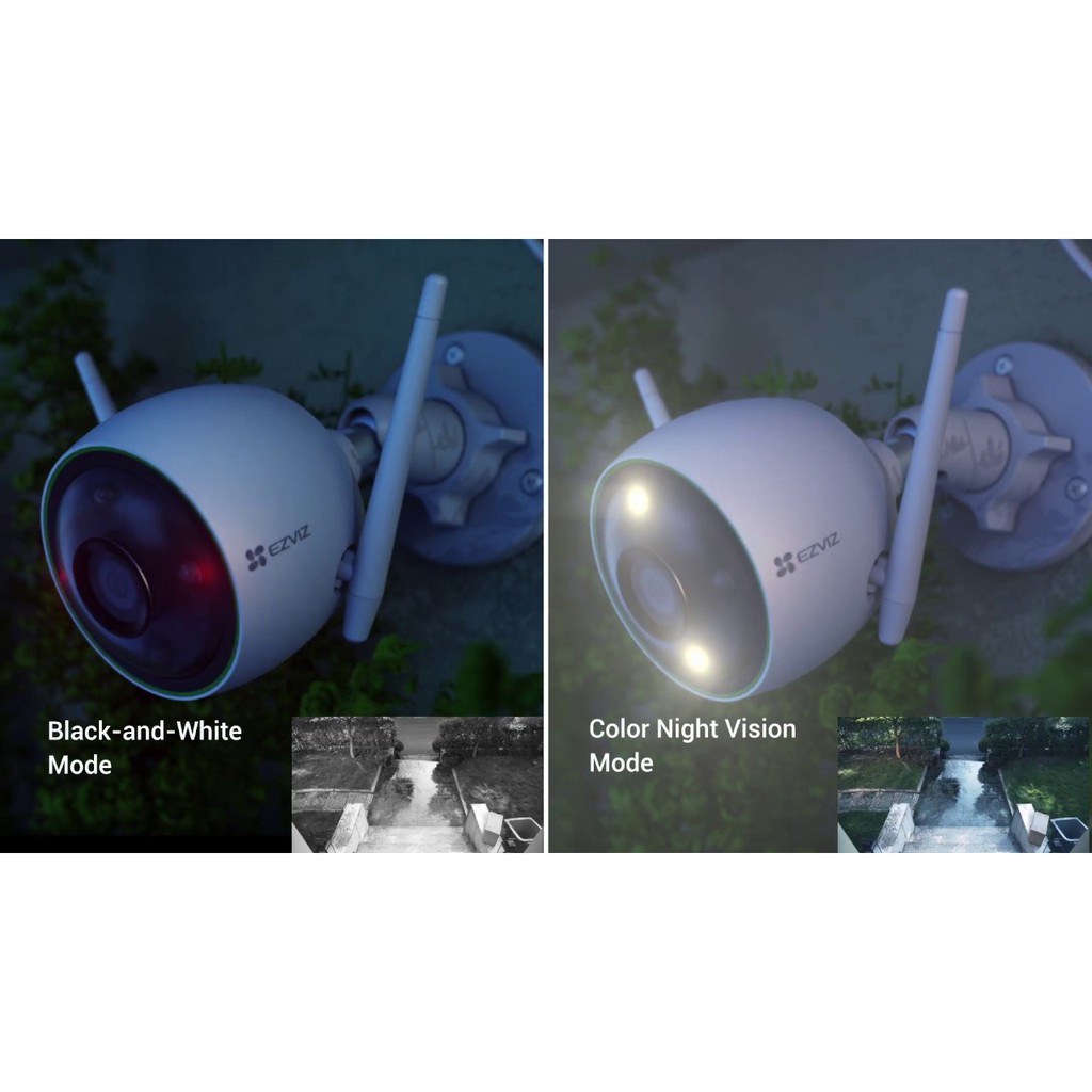 Camera Wifi EZVIZ Ngoài Trời C3N (CS-CV310) 2.0MP 1080p có màu ban đêm
