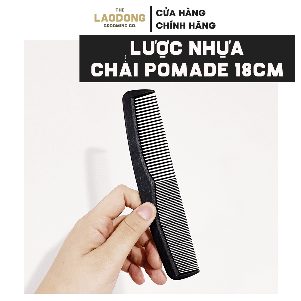 Lược nhựa thẳng chải Pomade 18cm