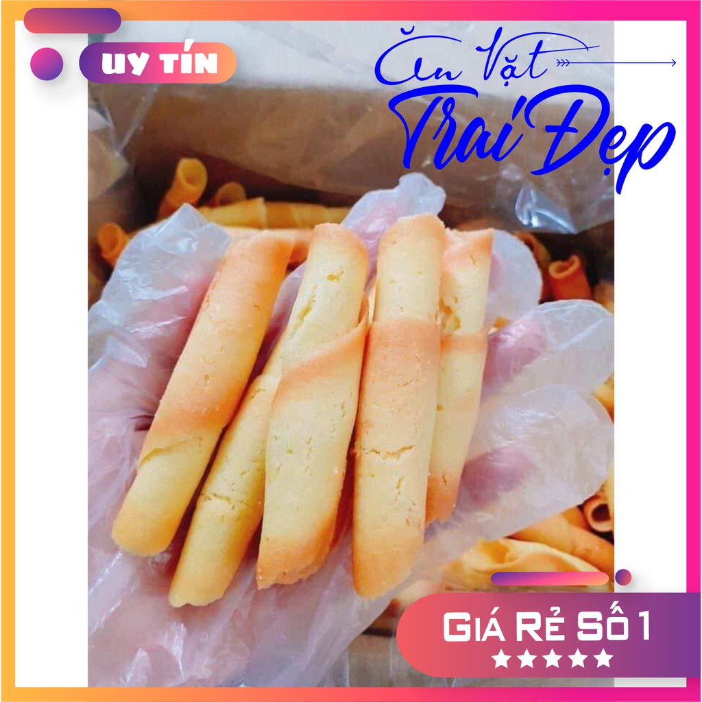 Bánh Măng Bơ Sữa 300g Hủ Pet - Trai Đẹp Snack