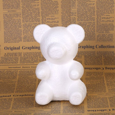 1 con gấu xốp 15cm