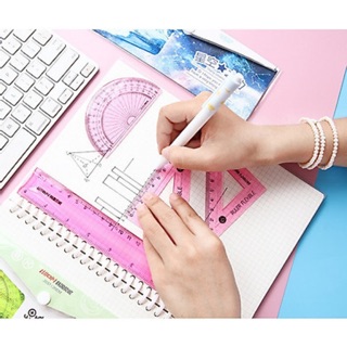 Thước ê ke dẻo (bộ) nhiều mẫu