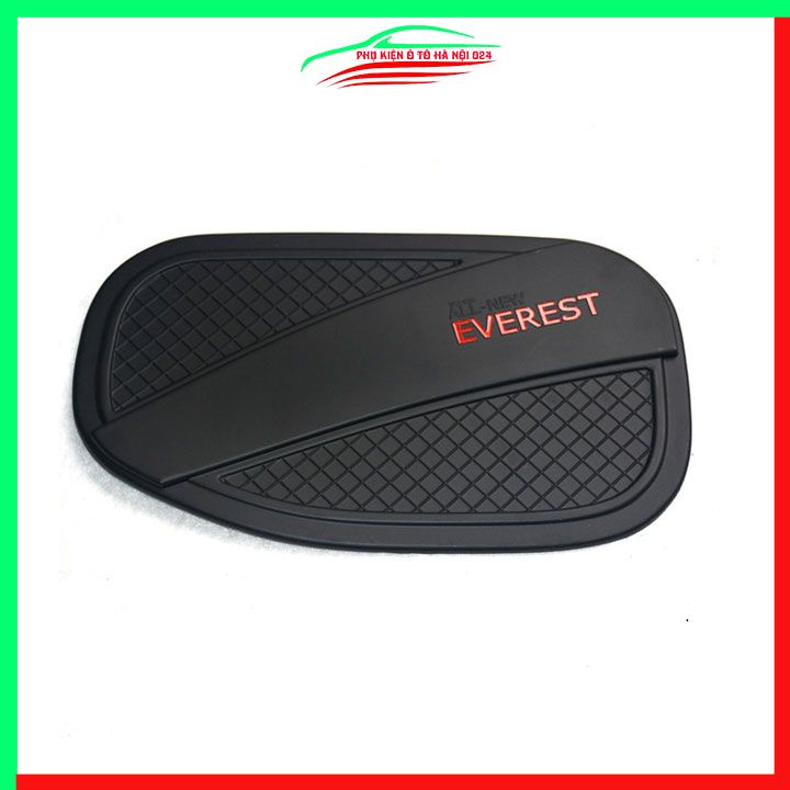 Ốp nắp xăng Everest 2016-2021 nhựa đen bảo vệ chống trầy trang trí ô tô
