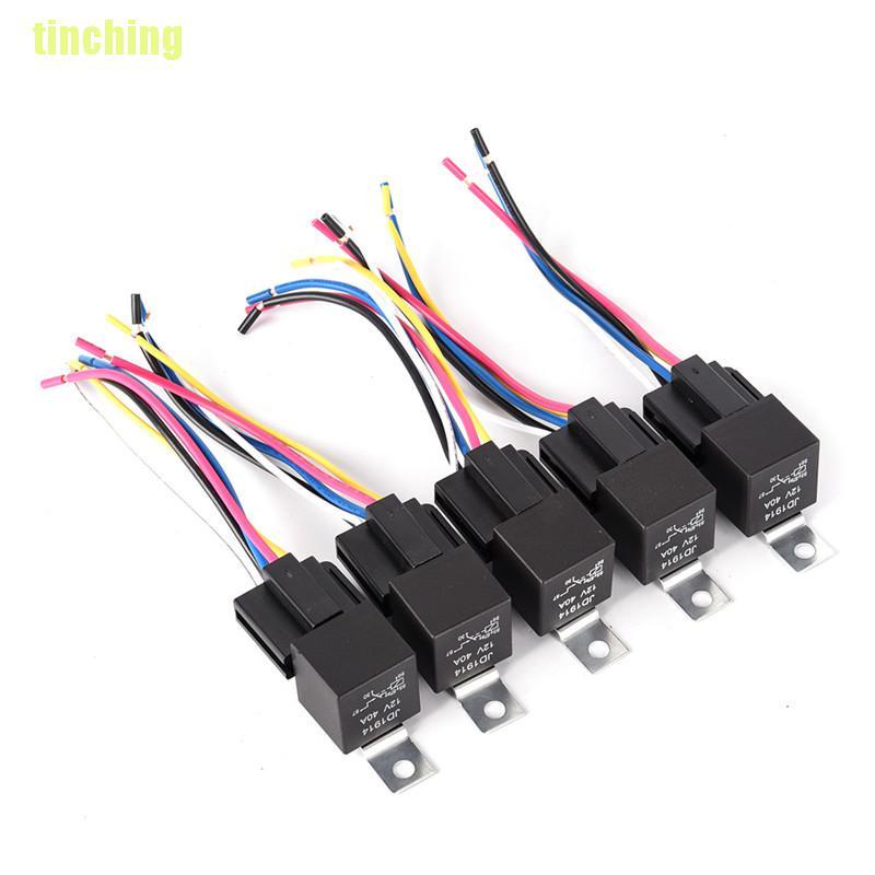 Rơ Le Tự Động Chất Lượng Cao Tinching11 12v 5pin 40a 12v 5pin