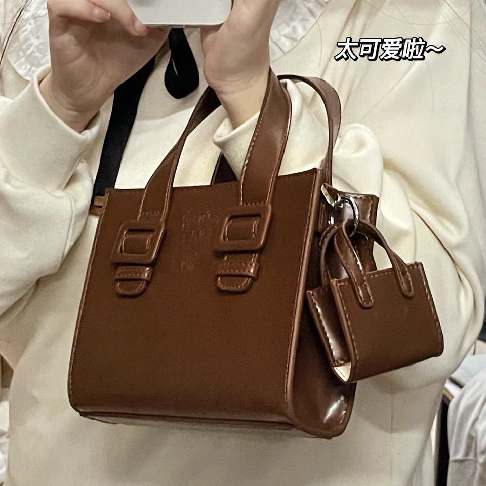 Túi Xách Đeo Vai Màu Sắc Kẹo Ngọt Thanh Lịch Thời Trang Mùa Thu Cho Nữ