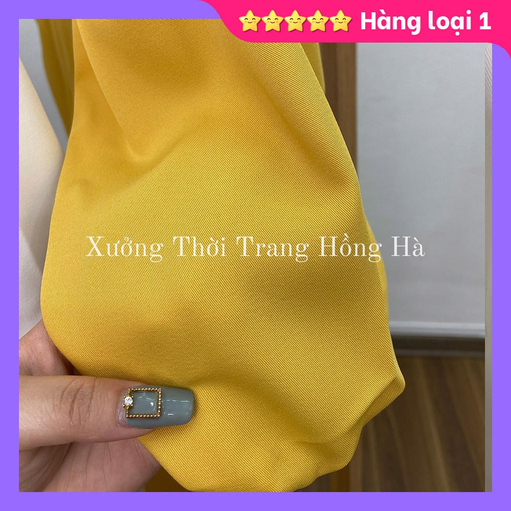 ✅🎯 Ảnh Thật 100% 🎯✅ Váy Lụa Tay Phồng Cổ Vuông Phong Cánh☘️ Lụa hàn ( 3 màu ) | BigBuy360 - bigbuy360.vn