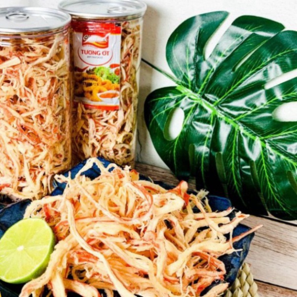 Hũ Mực Hấp Dừa Xé Sợi siêu thị ăn vặt quán 88 | BigBuy360 - bigbuy360.vn