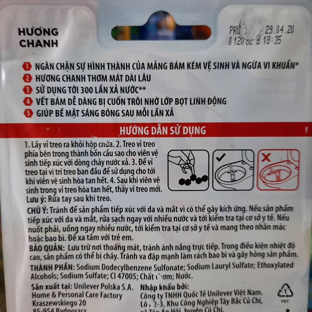 Viên Vệ Sinh Bồn Cầu Vim Power 5 - 55g
