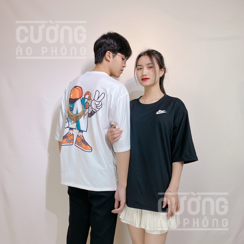 Áo Thun Unisex Thiết Kế Siêu Chất Logo Nike