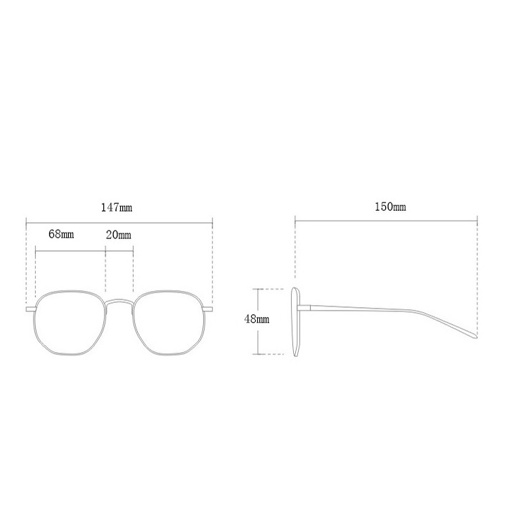 Kính Mát Gọng Oval Mới Mẻ Phong Cách Retro Âu Mỹ