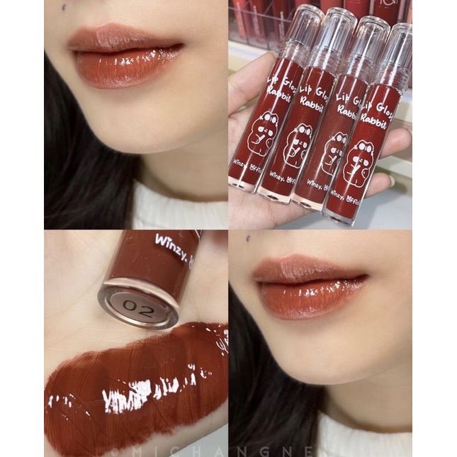 Son Bóng Winzy lip gloss Rabbit 🐰 MUA 1 TẶNG 1