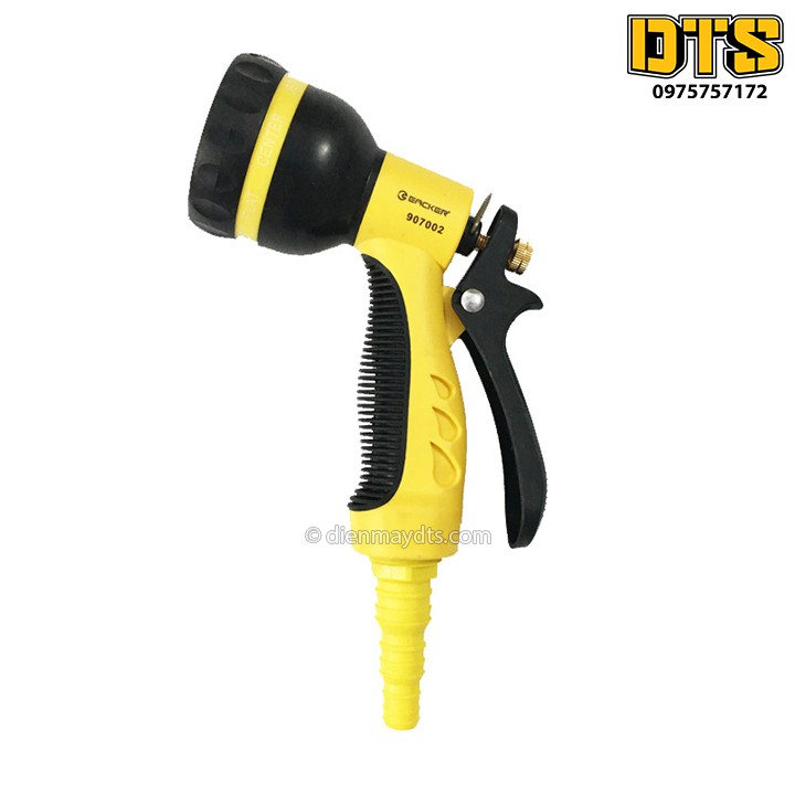 Súng tưới cây và rửa xe 8 chế độ đa năng Eacker TOLSEN vòi tưới cây tăng áp lực nước, nhựa cứng ABS - Tiêu chuẩn châu Âu