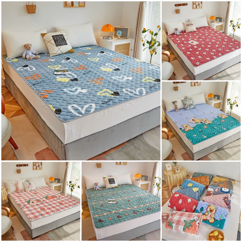 THẢM NỈ TUYẾT SỮA KHÁNG KHUẨN BEAR 3 IN 1 DÀNH CHO MÙA ĐÔNG ẤM ÁP