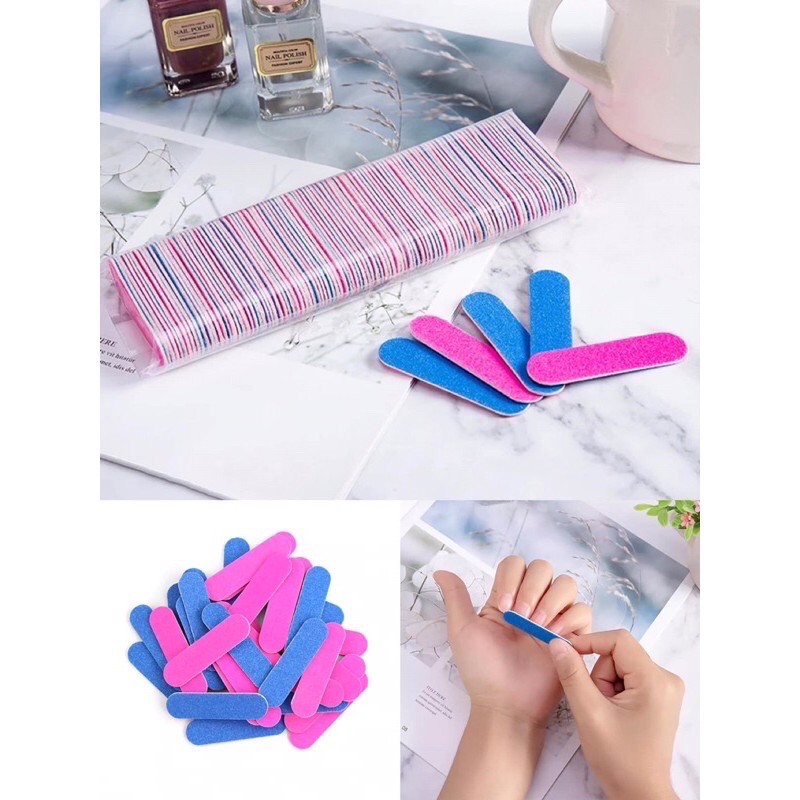 Dũa 2 mặt dạng mỏng chất lượng cao cho mini nailbox