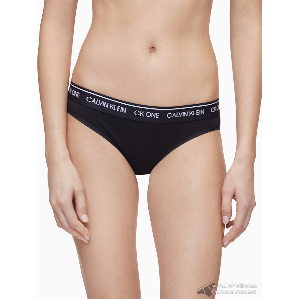 [CHÍNH HÃNG] Quần lót nữ Calvin Klein QF5735 CK ONE Cotton Modal Bikini Black