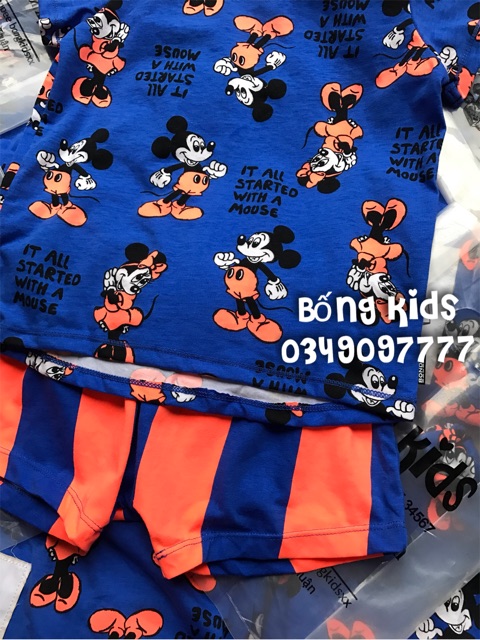 Bộ Ngủ Bé Trai Mickey