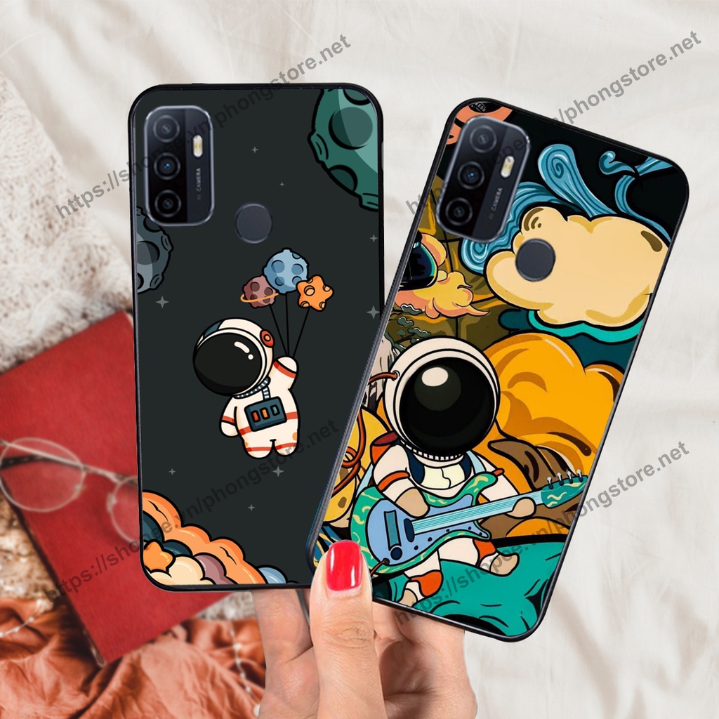 Ốp lưng Oppo A53 vũ trụ phi hành gia cực hot siêu cute-rẻ-bền