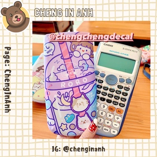 Miếng decal dán máy tính bỏ túi vinacal/casio
