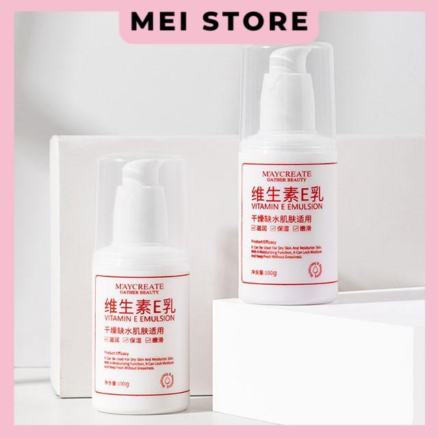 Sữa Dưỡng Ẩm Làm Trắng Da Maycreate Vitamin E Emulsion 100g