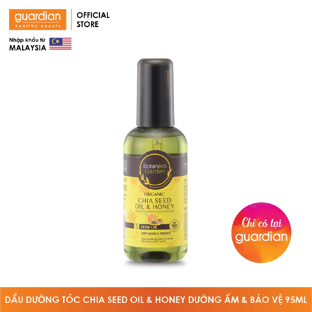 Dầu dưỡng tóc Botaneco Garden Chia seed oil & Honey dưỡng ẩm sâu & bảo vệ 95ml