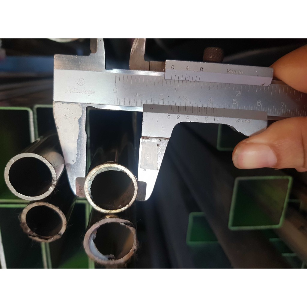 Ống thép Inox 304 không gỉ đường kính phi 23mm dày 1.5mm dài 1000mm, sử dụng trong cơ cấu ống trượt, dẫn hướng