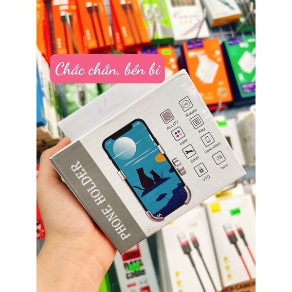 Giá Đỡ Kẹp Điện Thoại C2 gắn trên Xe Máy Hợp Kim Nhôm