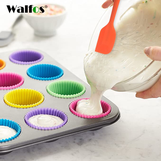 Bộ 2 khuôn làm bánh silicone Walfos