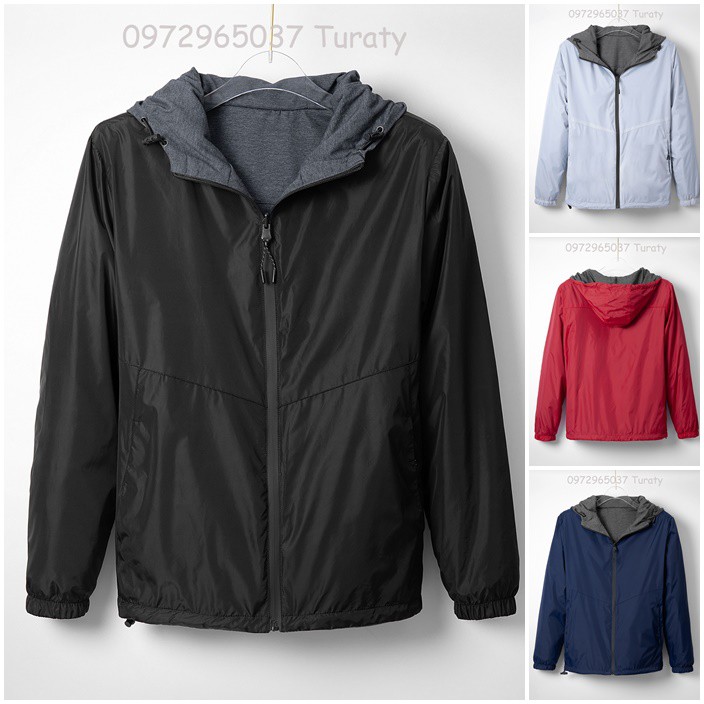 Áo Gió 2 Mặt Lót Cotton Mát Lạnh, Hàng Xuất Hàn, Dành Cho Cả Nam và Nữ joyceshop.029 | BigBuy360 - bigbuy360.vn