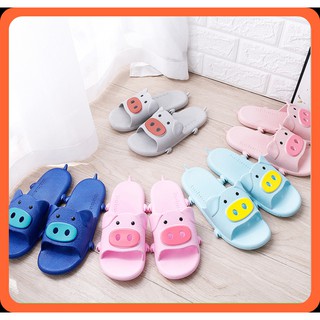 [Mã FASHIONT4WA2 giảm 10K đơn 50K] Dép đi trong nhà chống trượt, dép lê êm ái, dép đúc heo xinh Nổi Tiếng 2019