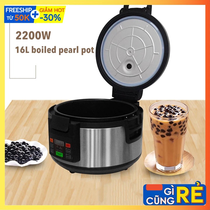 Máy nấu trân châu tự động 100% Aonuosi 16L Cao cấp