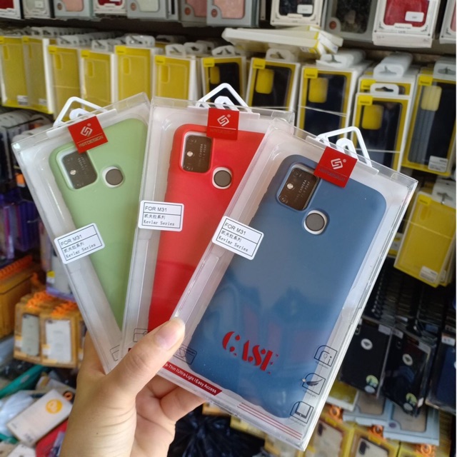 Ốp lưng Samsung Galaxy m21/ M31/ M30S silicon chống bẩn KT Desing