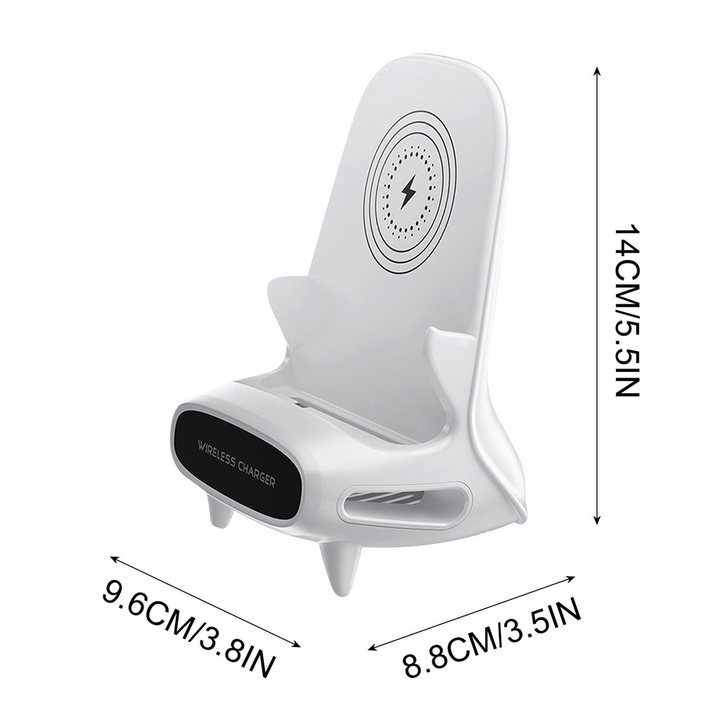 Đế sạc nhanh không dây để bàn hỗ trợ sạc cho Iphone 13 Samsung S22