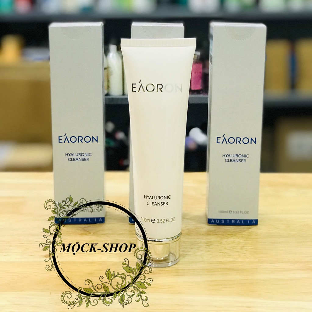 Sửa Rữa Mặt Trắng Da EAORON Hyaluronic Cleanser hàng úc