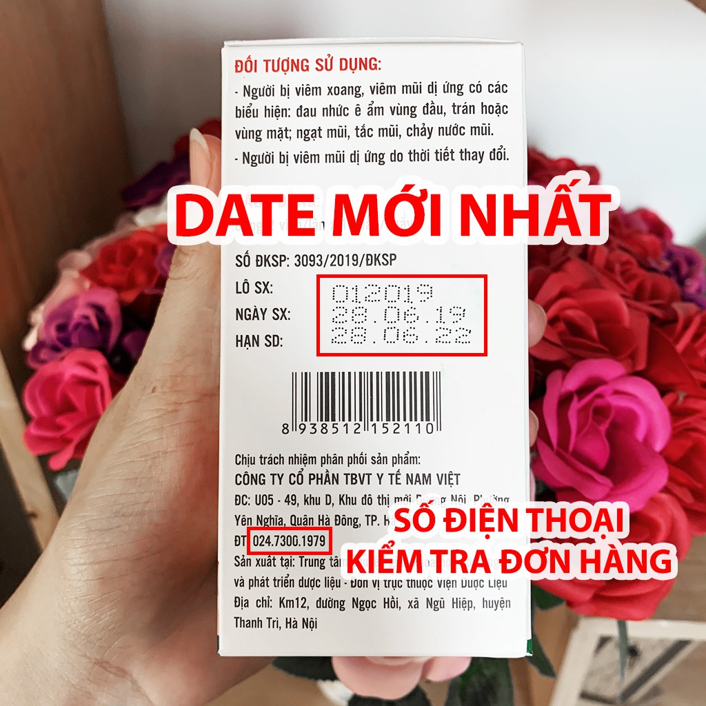 [TẶNG 02 HỘP] Combo 6 hộp An Xoang Vương từ Tân Di Hoa, Bạch Chỉ, Phòng Phong, Ngũ Sắc, Thương Nhĩ Tử, Lan Kim Tuyến