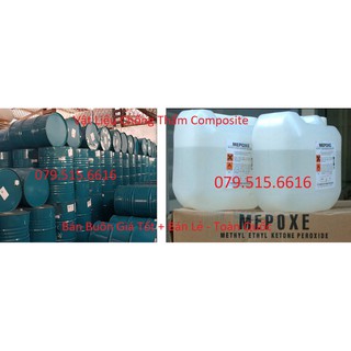 Vật Liệu Composite Chống Thấm (1Kg) + Chất Đóng Rắn Nhựa (tỉ lệ theo lượng nhựa tương ứng)